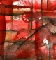 Mohsen Taasha Wahidi, The Reddish essence, acqurello su carta, 33x41cm, 2010