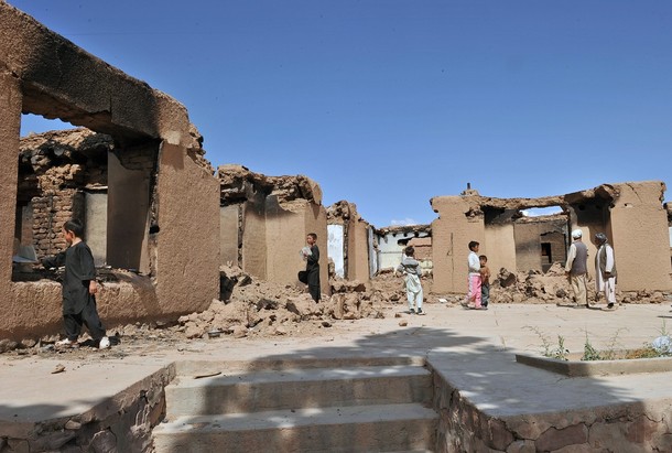 Photo story: Hazara home looted and burned by Pashtun Kuchis