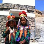 These local girls in traditional clothes came to the clinic in Daikondi