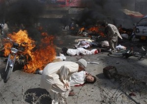 کویته پاکستان: ده ها تن از مردم هزاره در حمله تروریستی کشته شدند