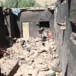 Hazara home burned and looted by Kuchi