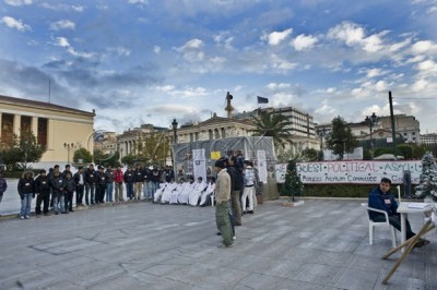 Hunger Strike of Afgans who seek for political asylum