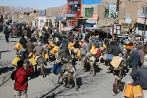 Symbolic protest of Hazara People in Bamiyan