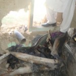 Remnants of the rocket that tore into the Rezai family's home, fired in a government concession to local Taliban. (Photos: Alizada)