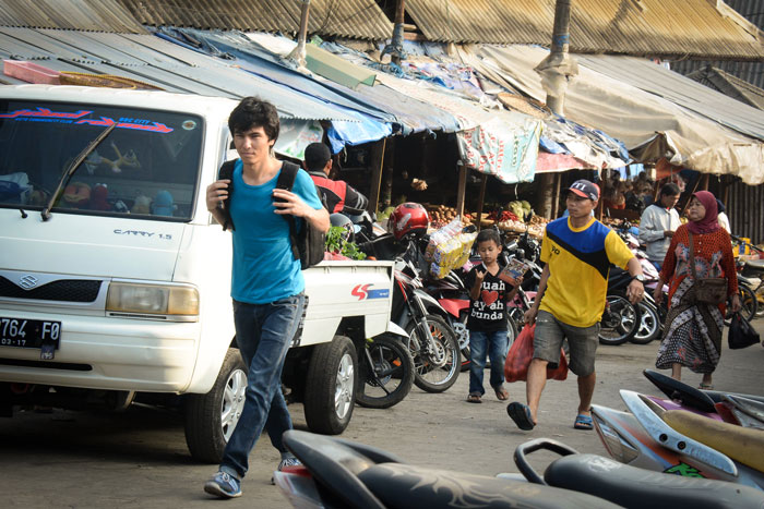 IMAGE 1 OF 6 Khadim Dai at the market in Cisarua.