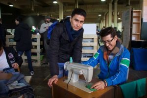 PHOTO: Ali and Naghib, Hazaras from Ghazni province in Afghanistan, arrived in Austria seven months ago. (Kim Traill)