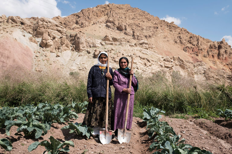 Women who are part of a farmers union last month in the Shibar Valley in Bamiyan Province, Afghanistan.